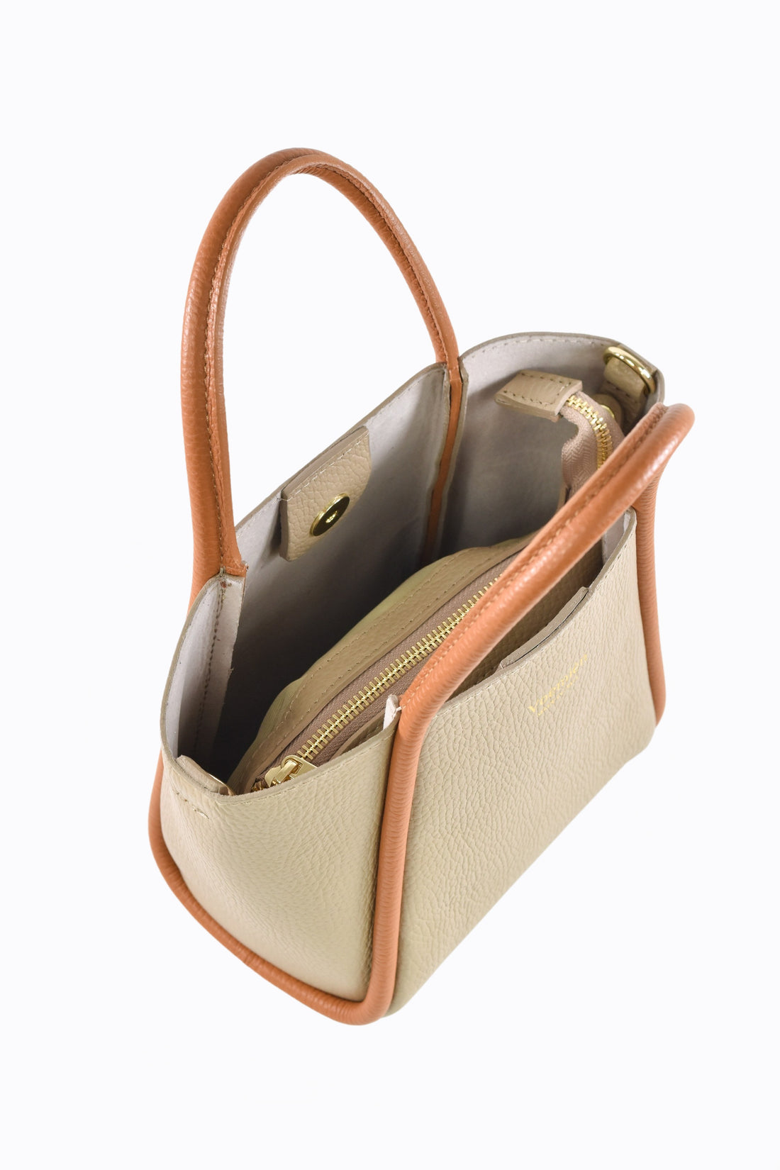 Borsa Camille Limited Edition in Dollaro pelle Tortora