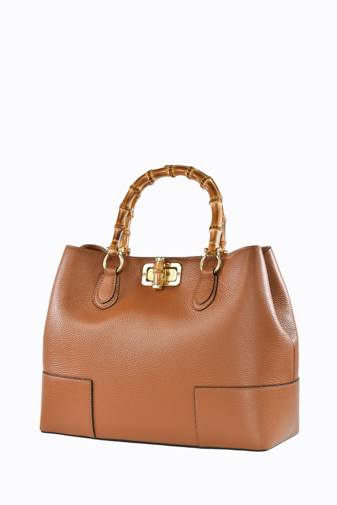 Bamboo Babe bag in Beige Dollar leather