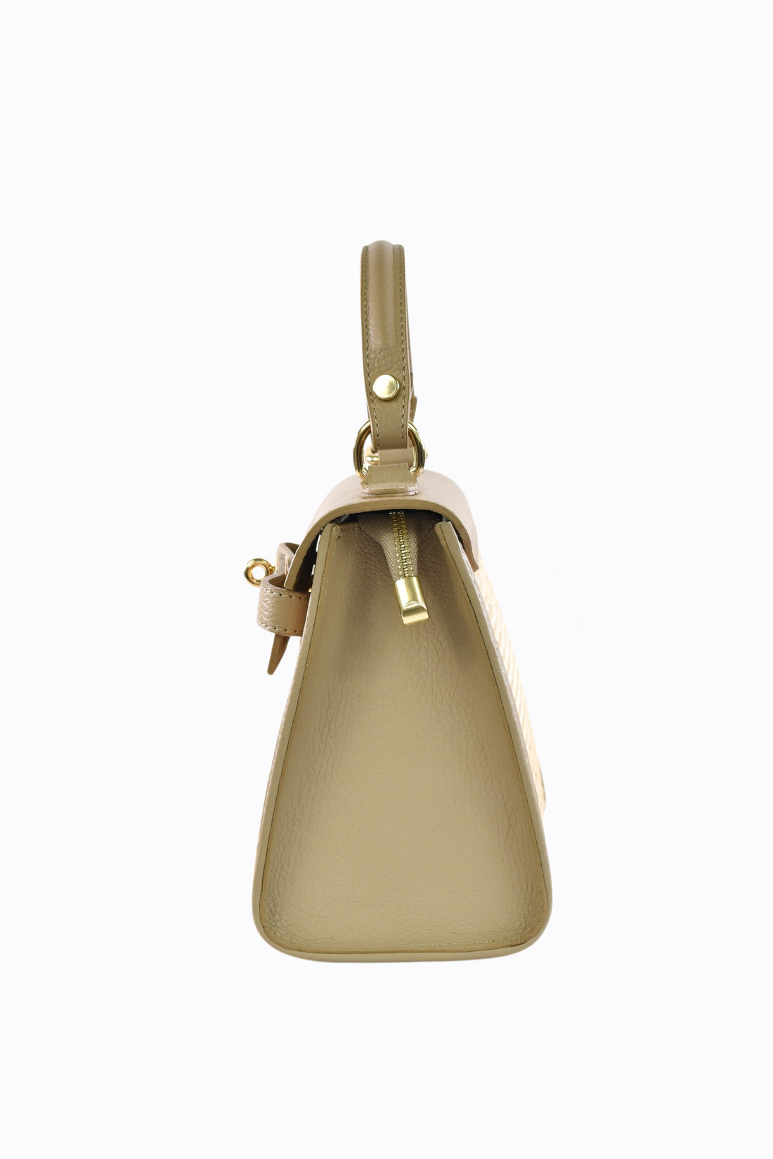 Sac Freydis en cuir dollar Beige