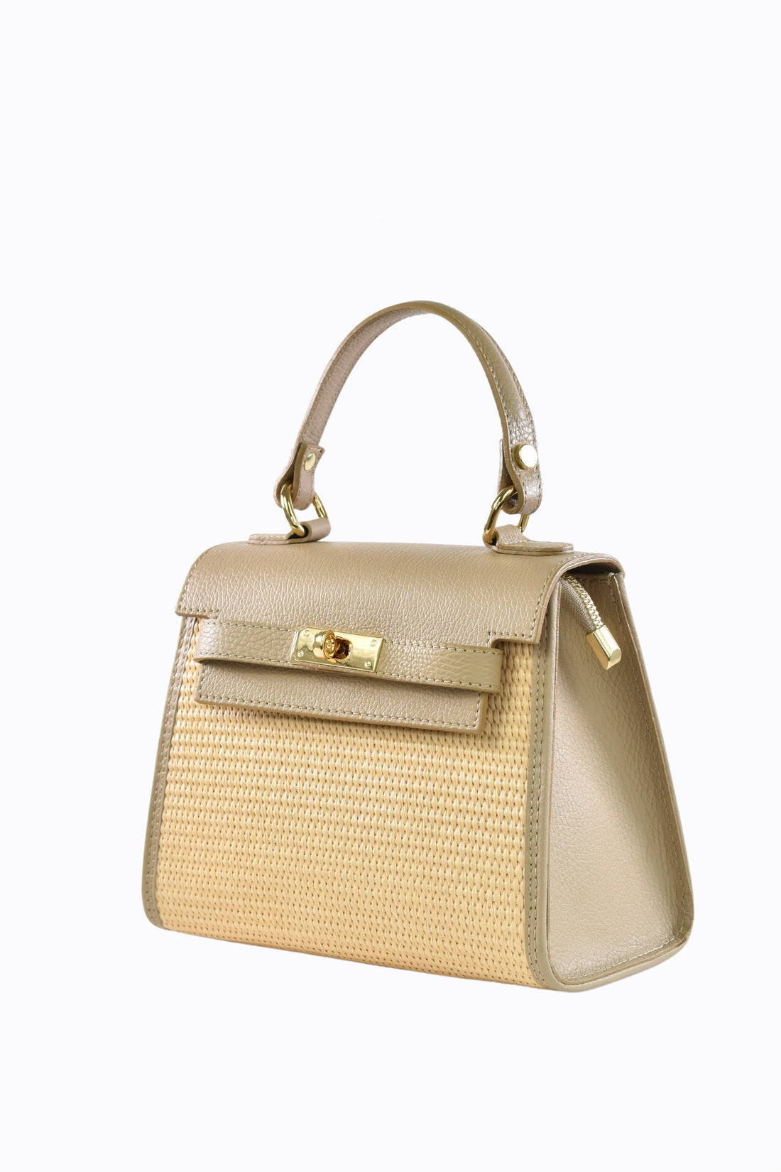 Sac Freydis en cuir dollar Beige