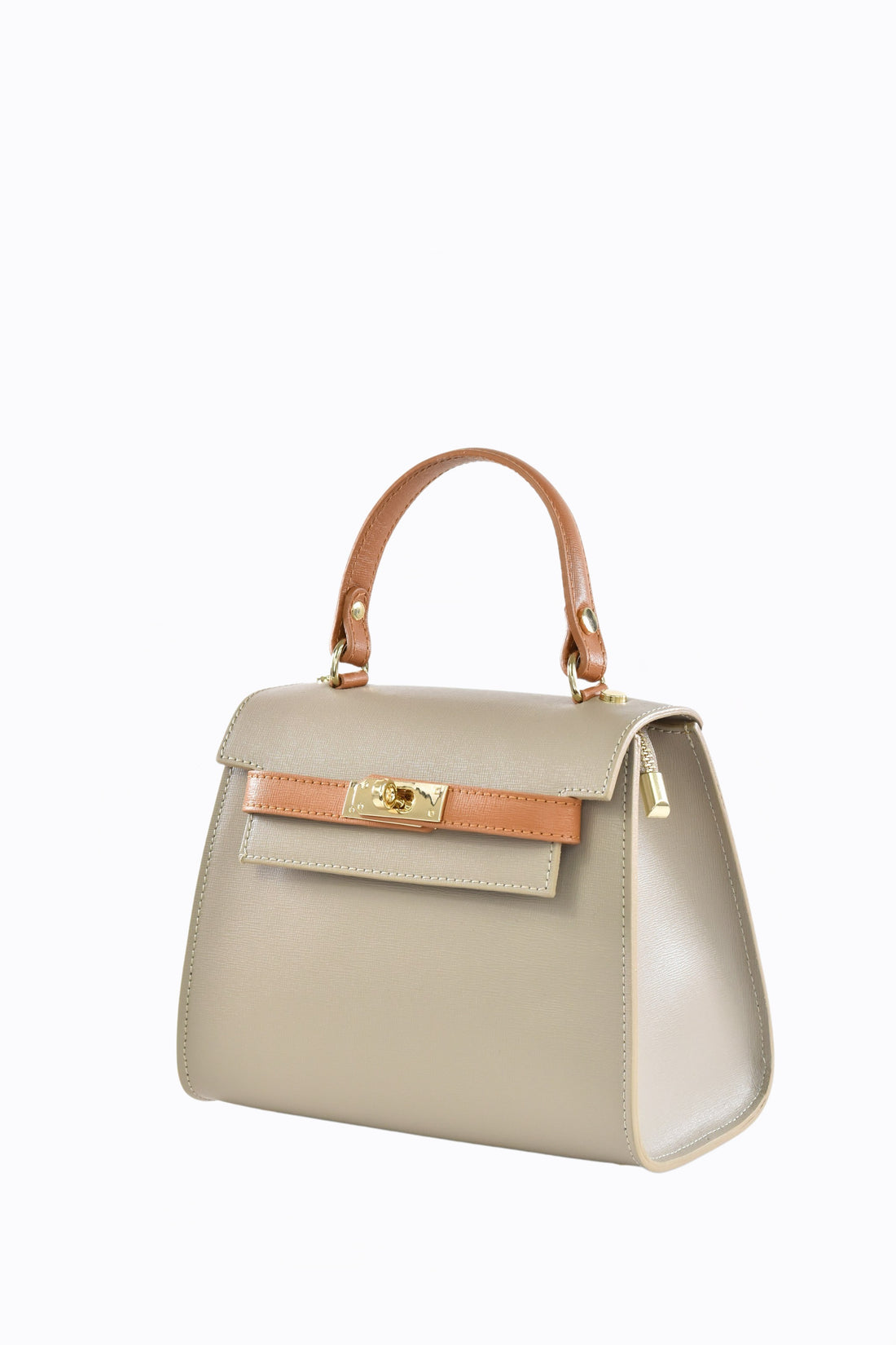 Sac Freydis en cuir dollar Beige