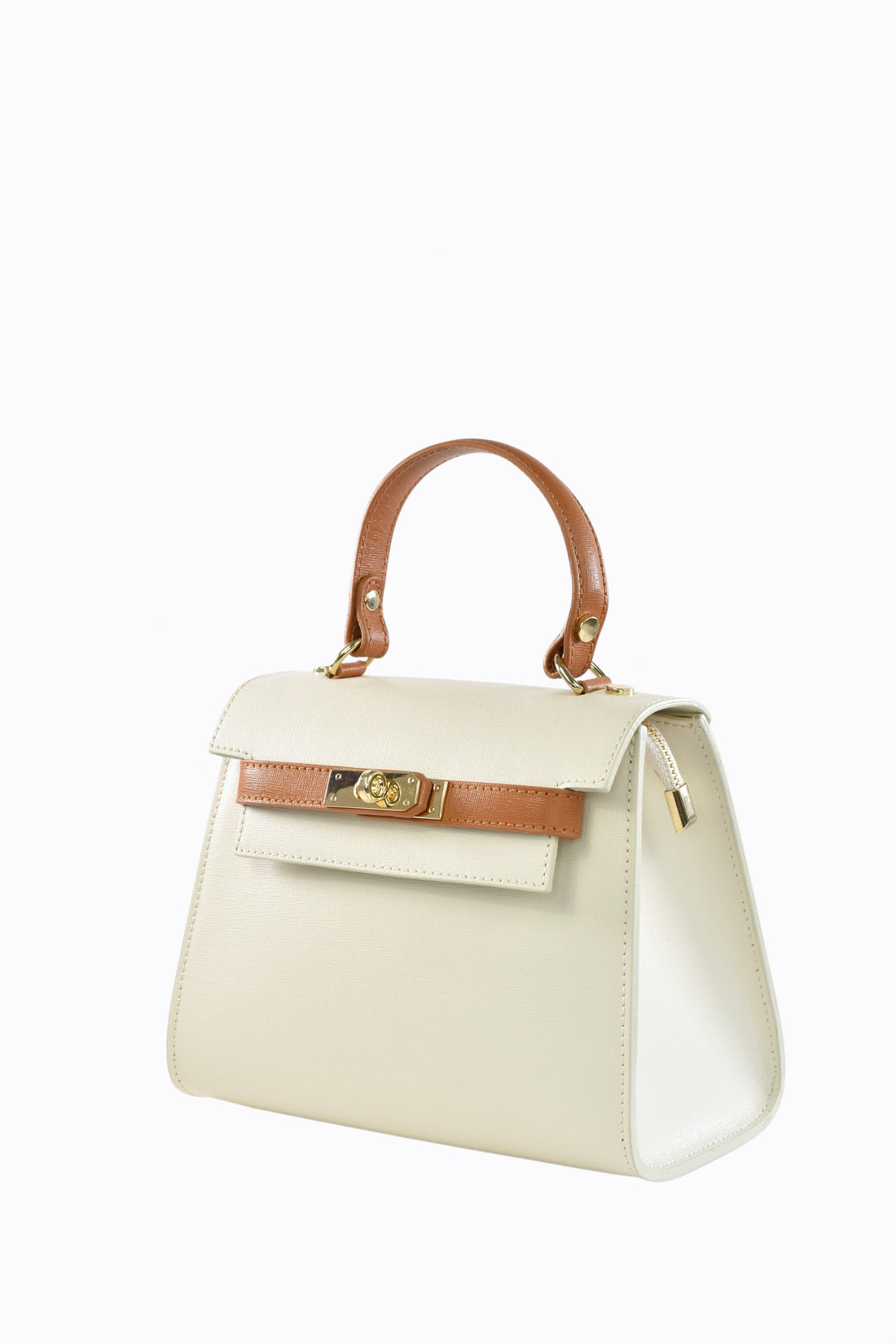 Freydis bag in Beige dollar leather