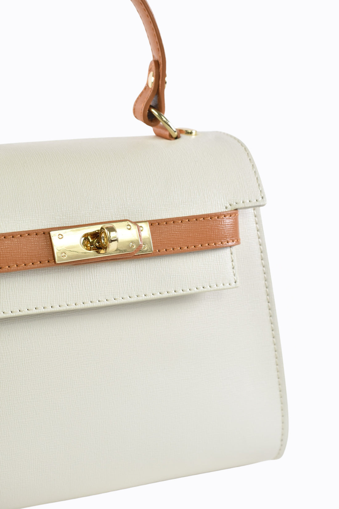 Freydis bag in Beige dollar leather