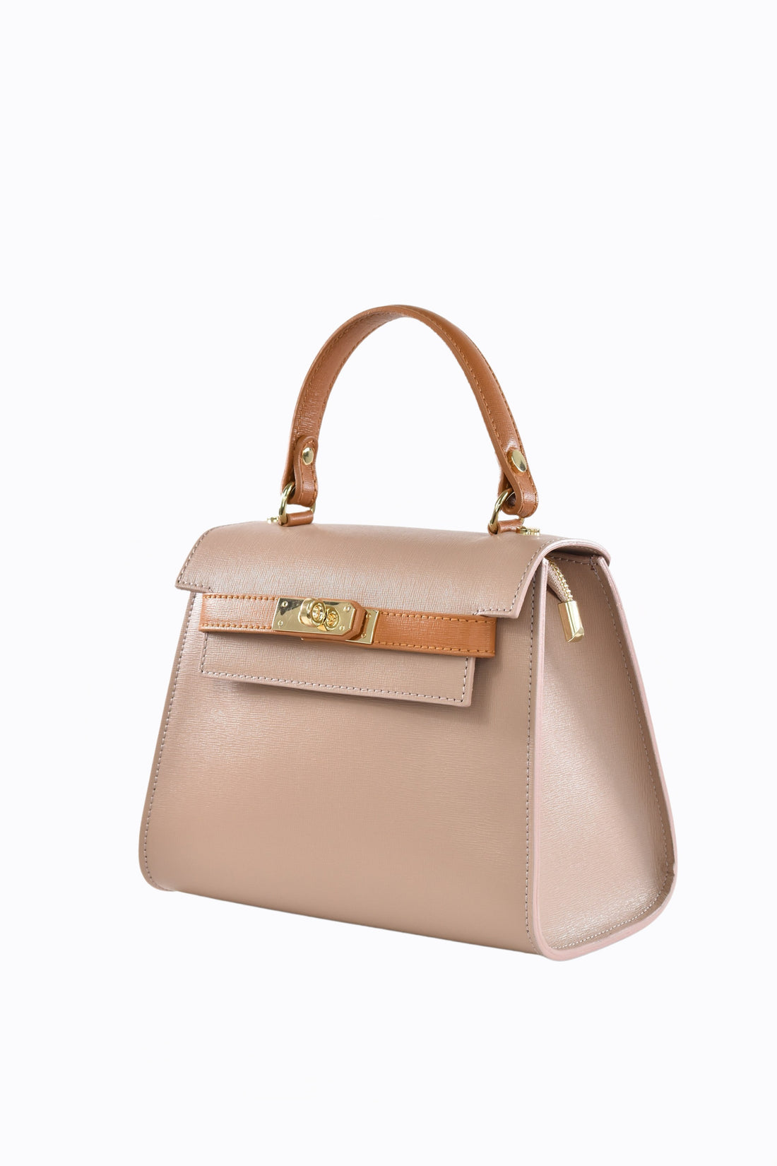 Freydis bag in Beige dollar leather