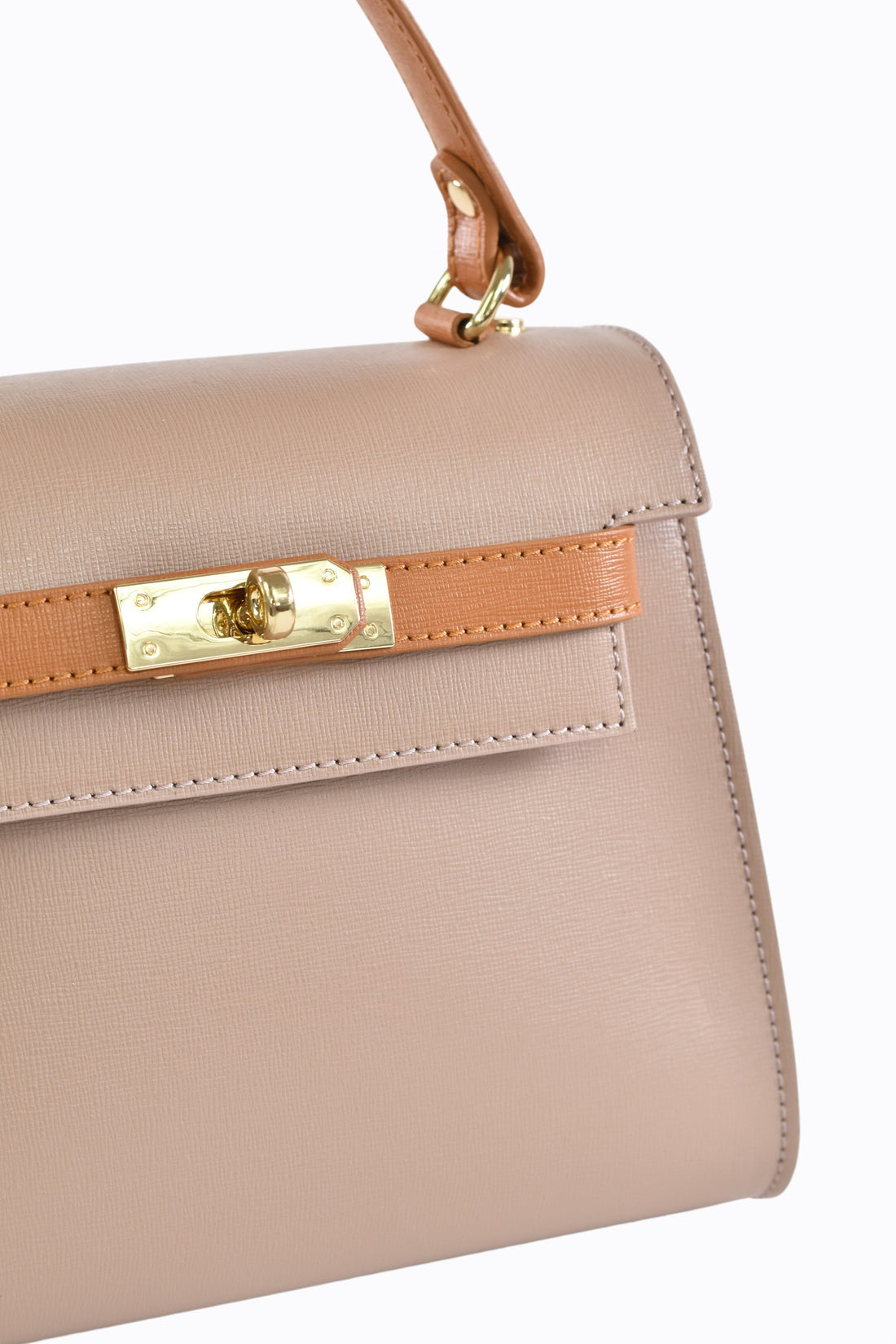 Freydis bag in Beige dollar leather