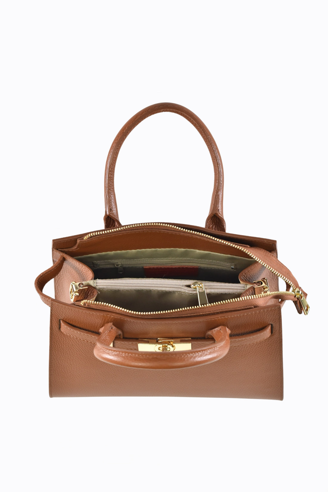 Grace bag in Dollaro Cuoio leather