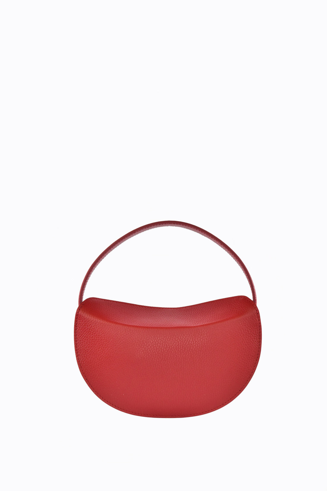 Borsa Danielle in pelle Togo Rosso