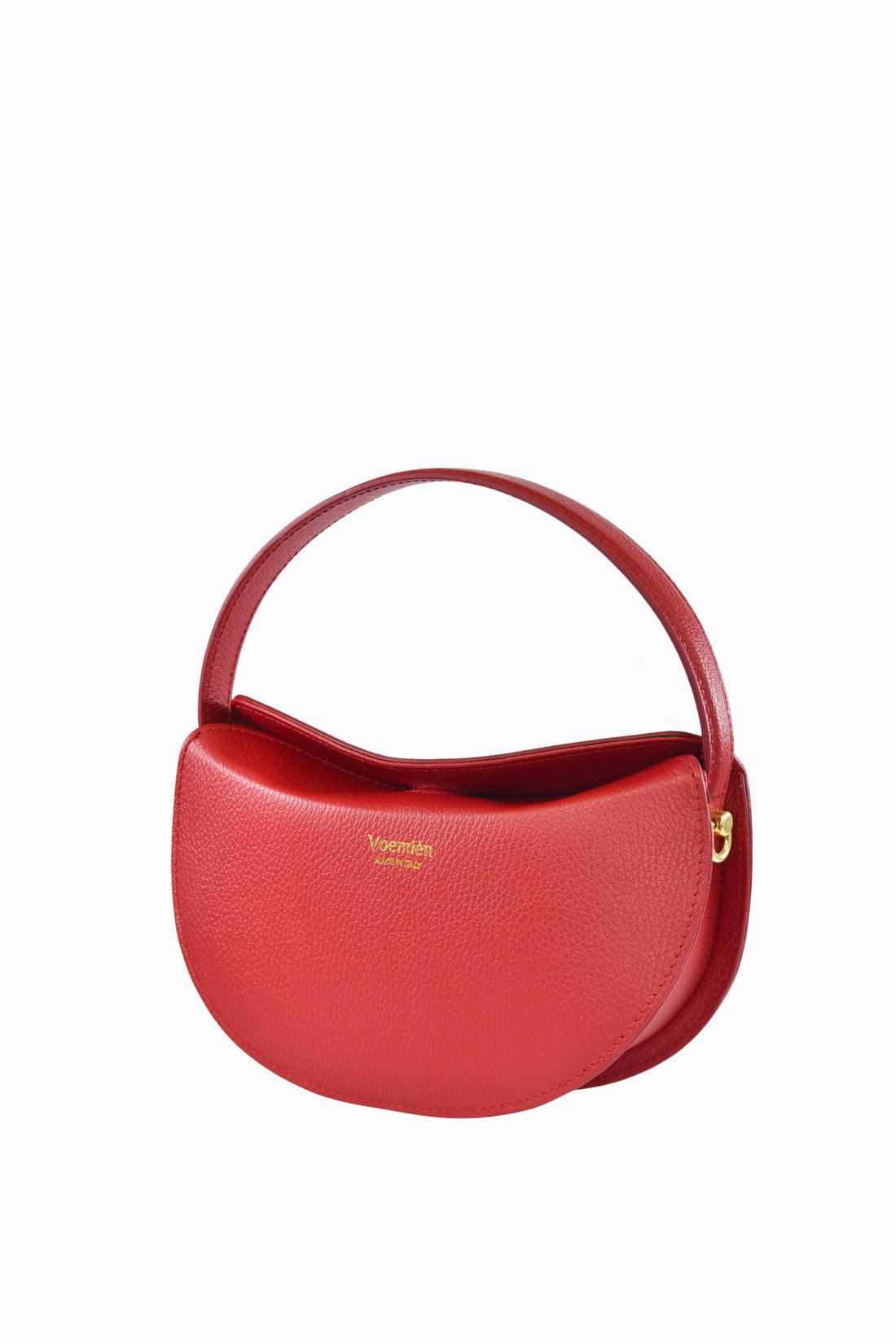 Borsa Danielle in pelle Togo Rosso