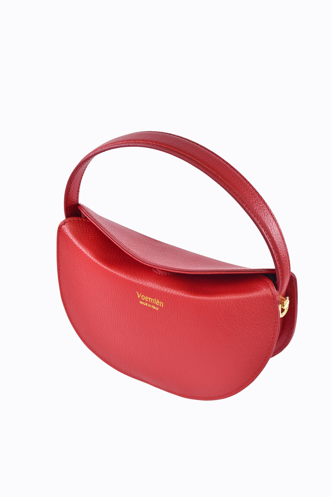 Borsa Danielle in pelle Togo Rosso