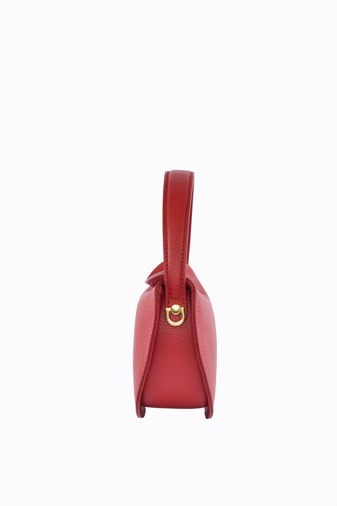 Borsa Danielle in pelle Togo Rosso