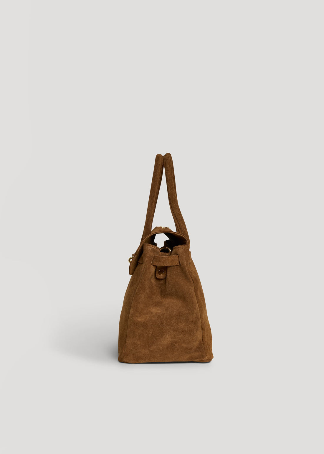 Borsa Elizabeth in Camoscio Cuoio - Voemièn