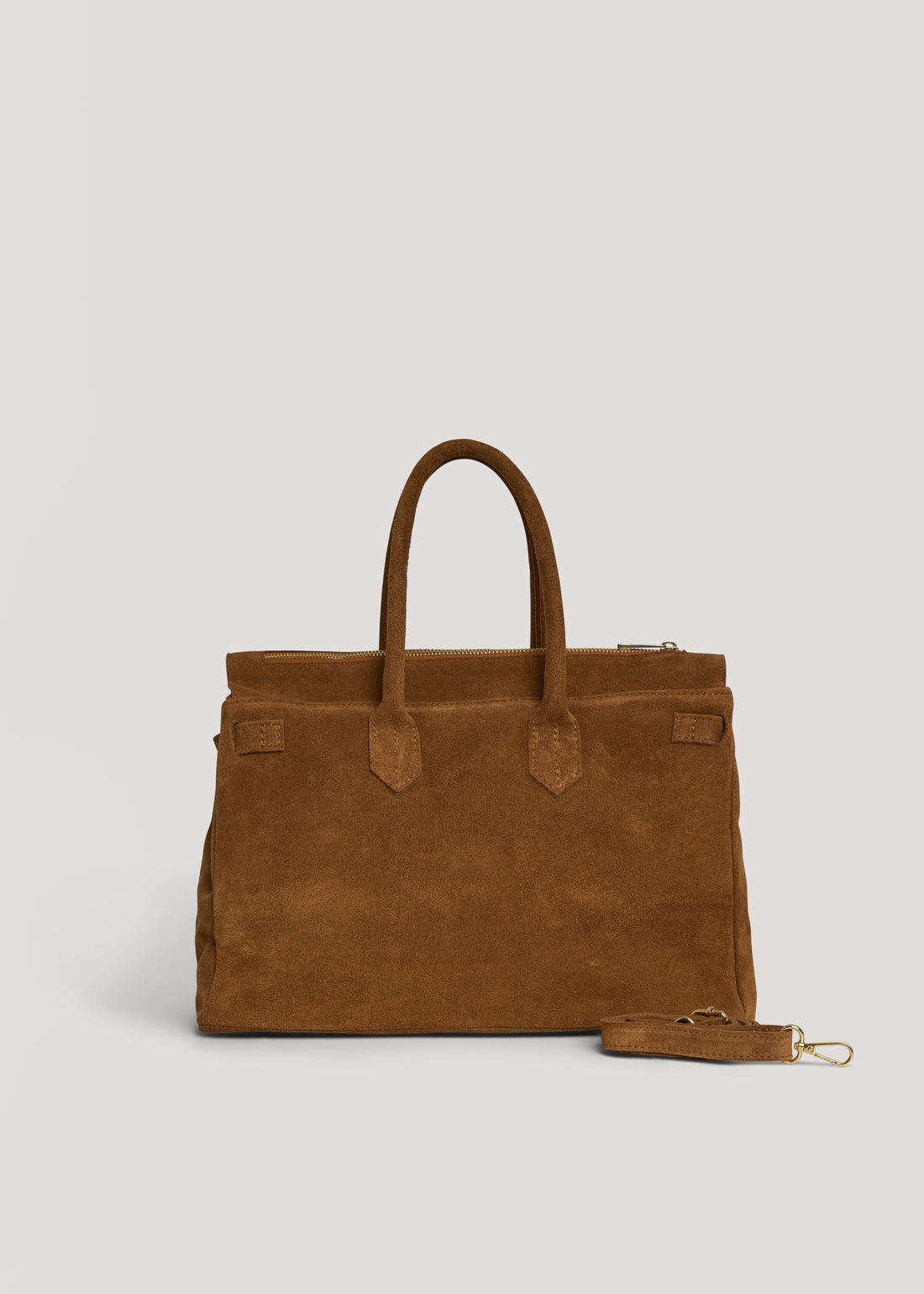 Borsa Elizabeth in Camoscio Cuoio - Voemièn