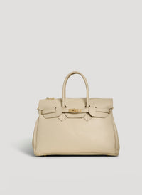 Elizabeth Bag in Cream Togo Leather