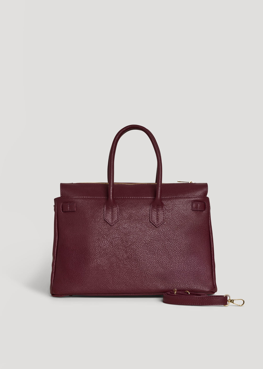 Borsa Elizabeth in Pelle Togo Borgogna - Voemièn