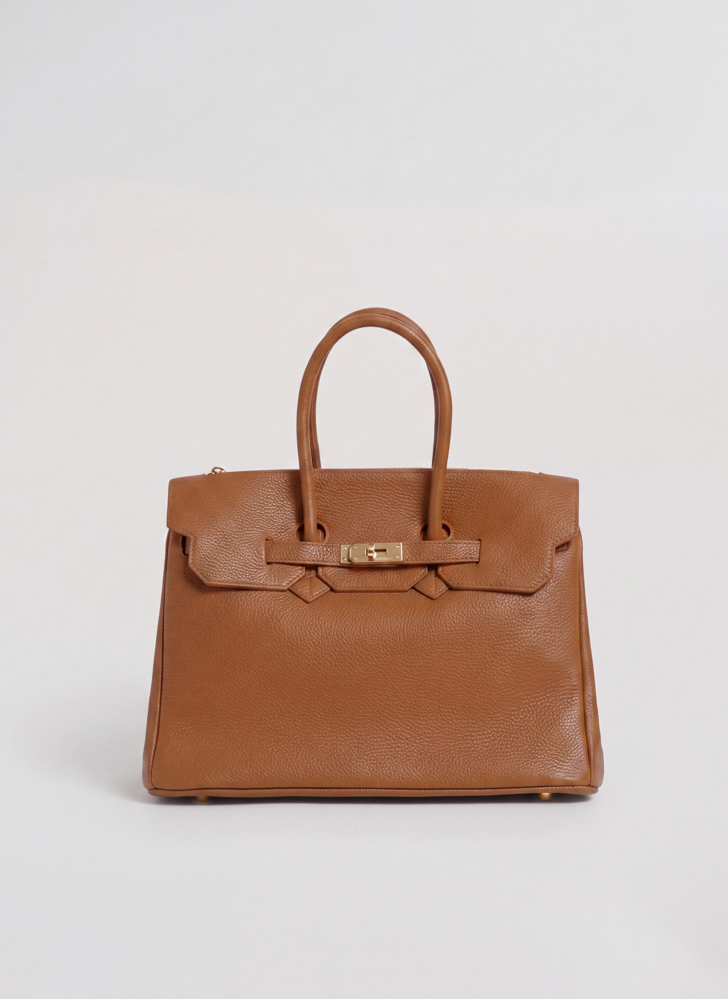 Borsa Elizabeth in Pelle Togo Cuoio - Voemièn