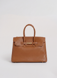 Borsa Elizabeth in Pelle Togo Cuoio