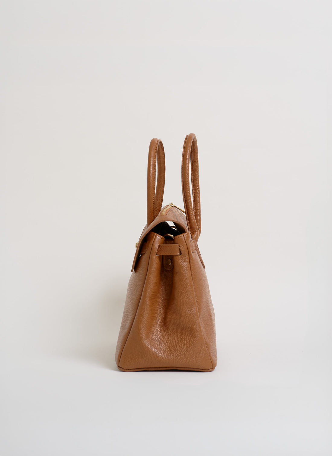 Borsa Elizabeth in Pelle Togo Cuoio - Voemièn