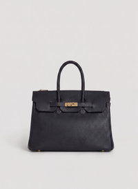 Borsa Elizabeth in Pelle Togo Nera