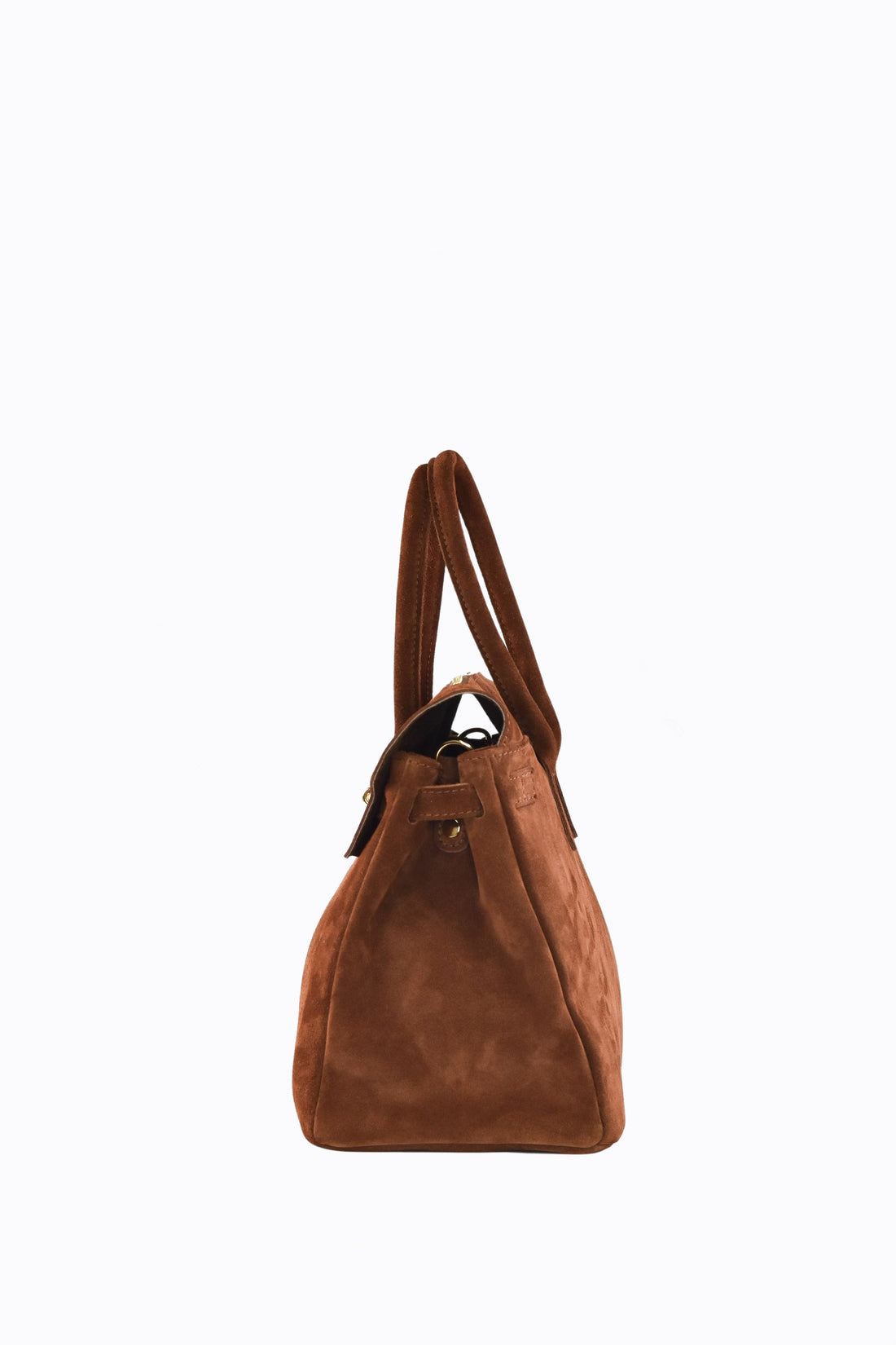 Borsa Elizabeth in Camoscio Cuoio