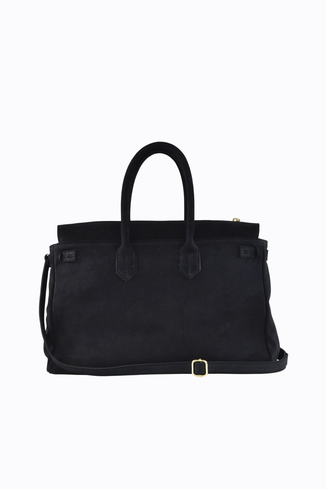 Borsa Elizabeth in Camoscio Nero