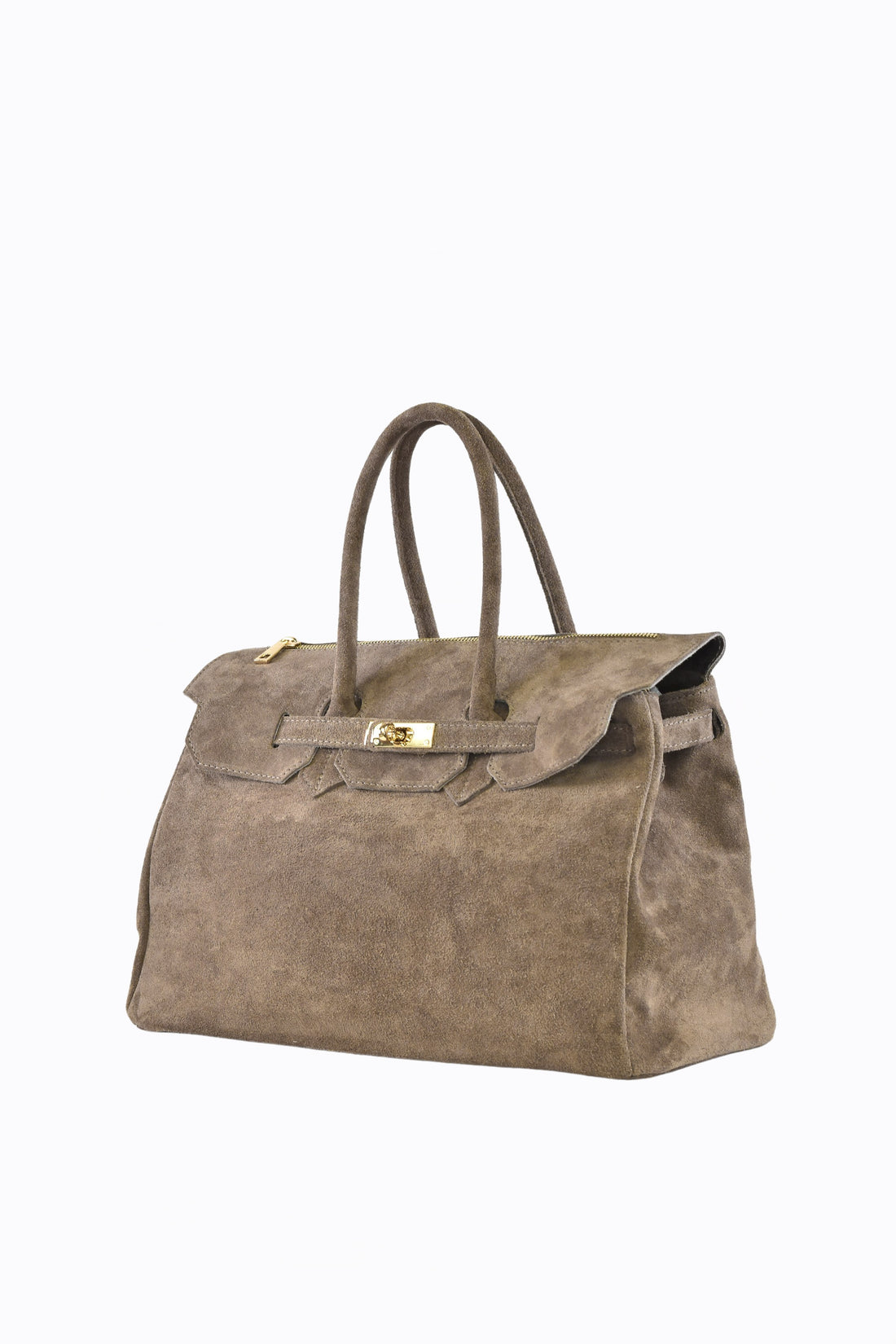 Borsa Elizabeth in Camoscio Taupe