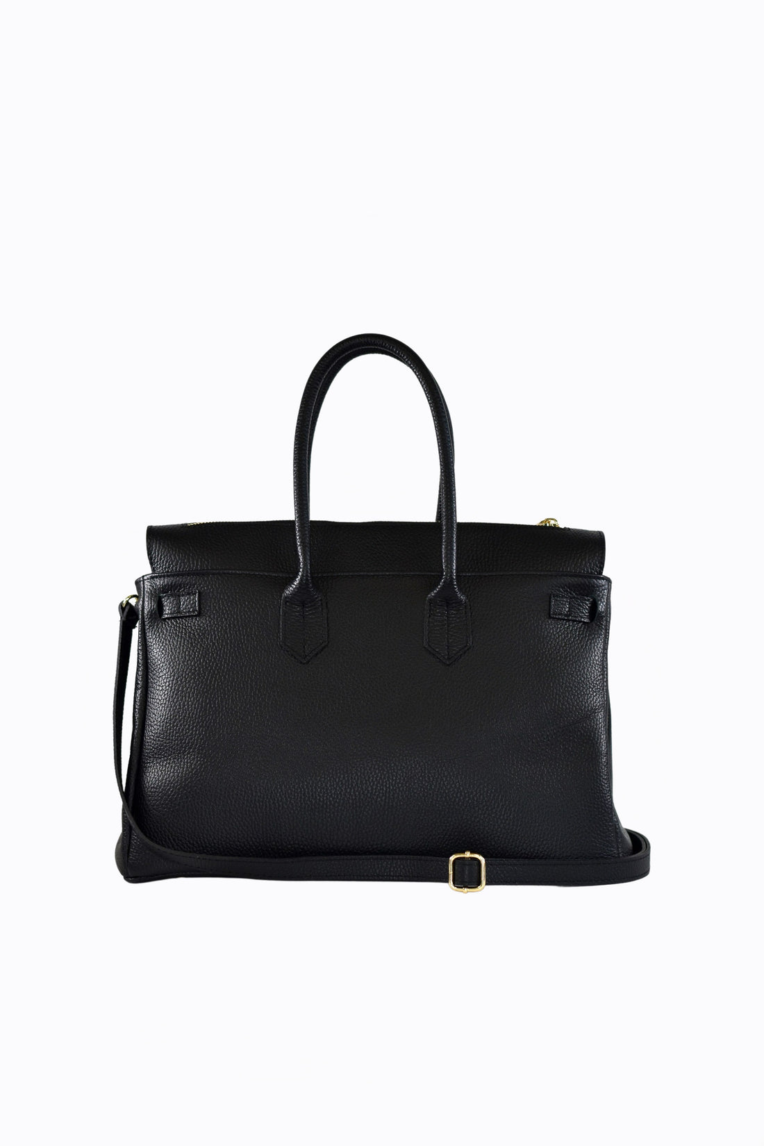 Borsa Elizabeth in Pelle Togo Nera