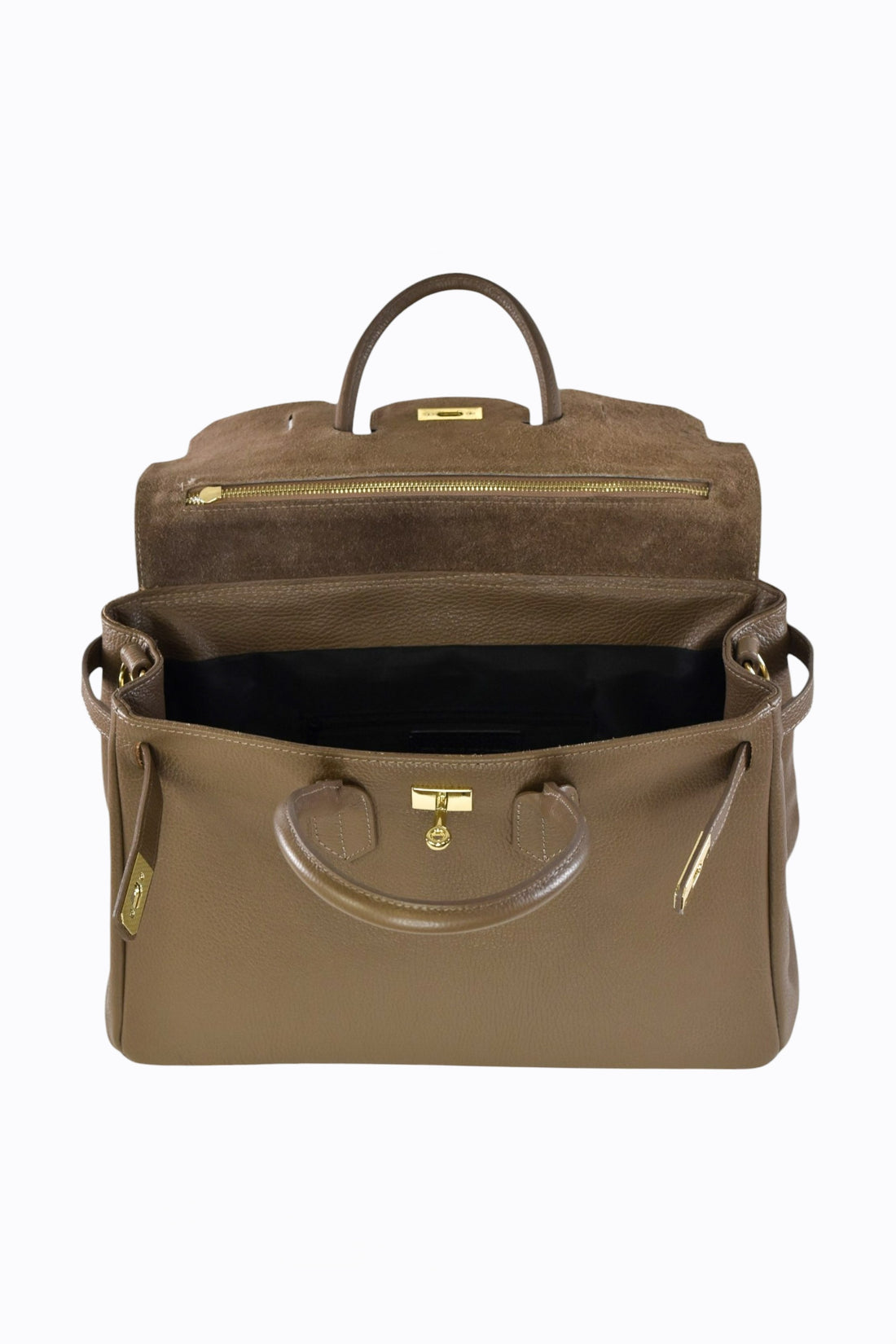 Borsa Elizabeth in Pelle Togo Taupe