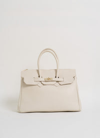 Elizabeth Bag in Off-White Togo Leather