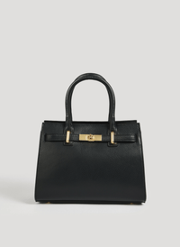 Black Togo Leather Grace Bag