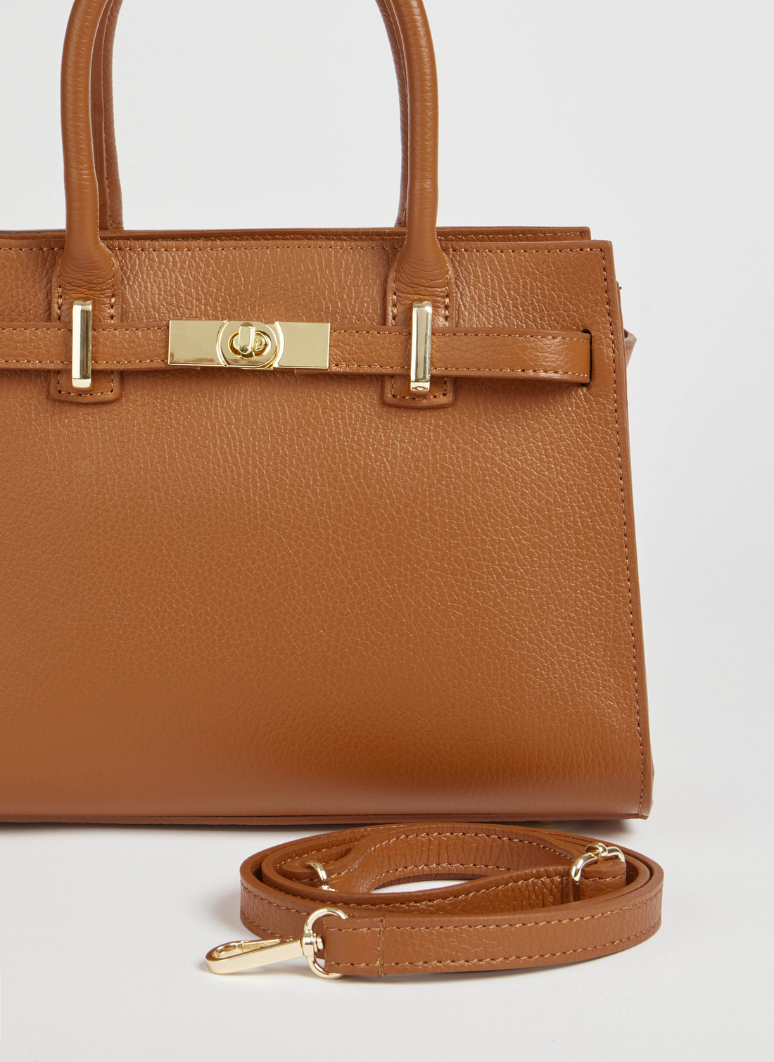 Grace bag in Dollaro Cuoio leather