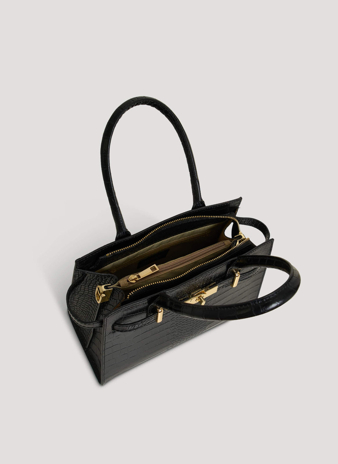 Borsa Grace limited edition in Pelle Coco Nera - Voemièn