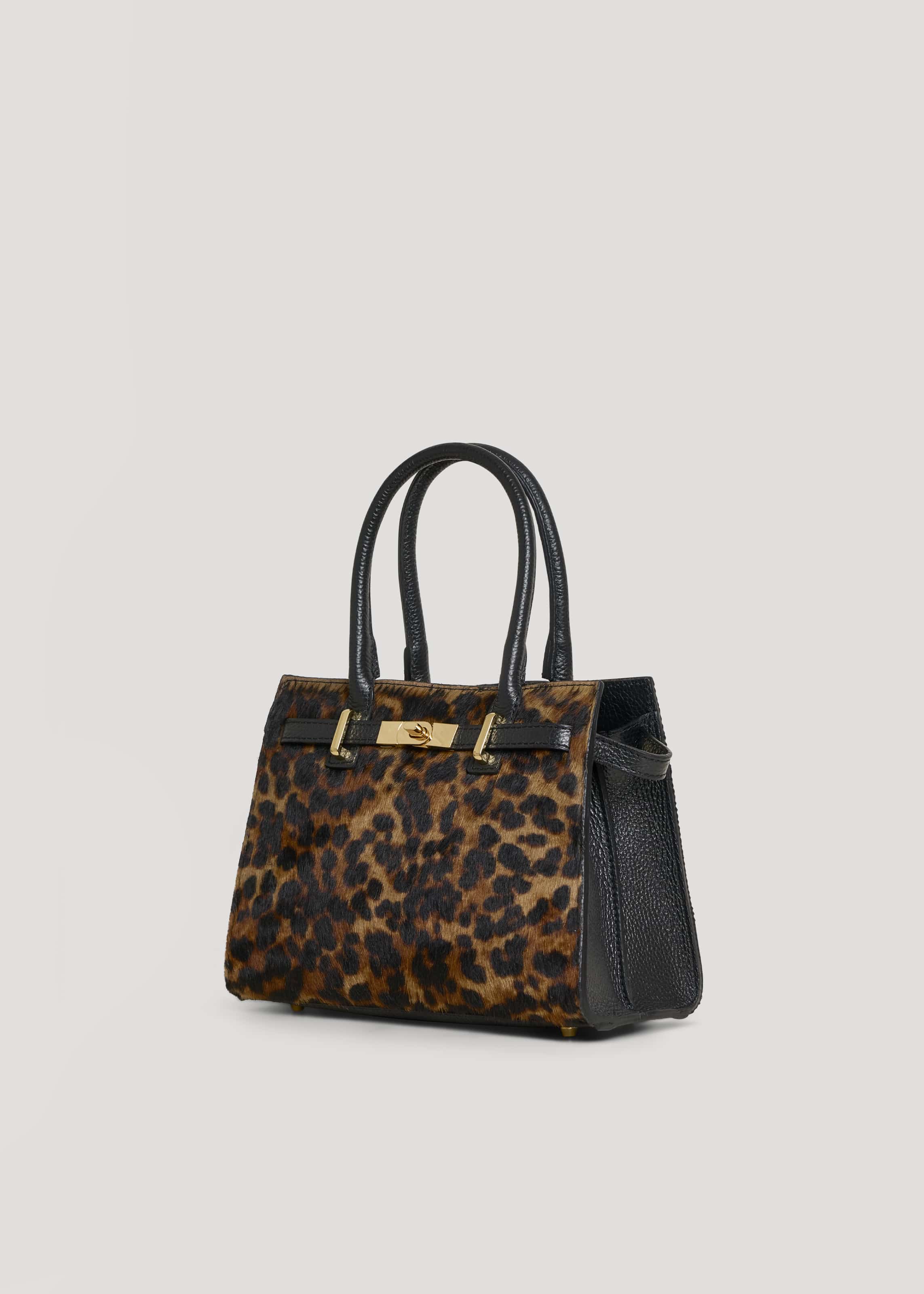 Borsa Grace Limited Edition in Pelle Calf Hair Leopardata - Voemièn