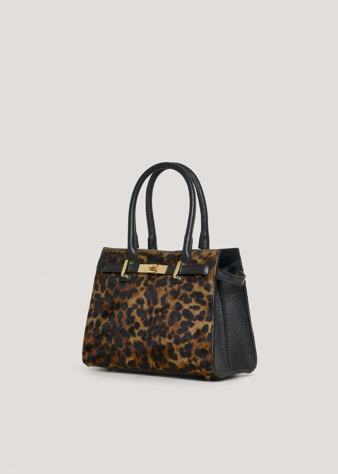 Borsa Grace Limited Edition in Pelle Calf Hair Leopardata - Voemièn