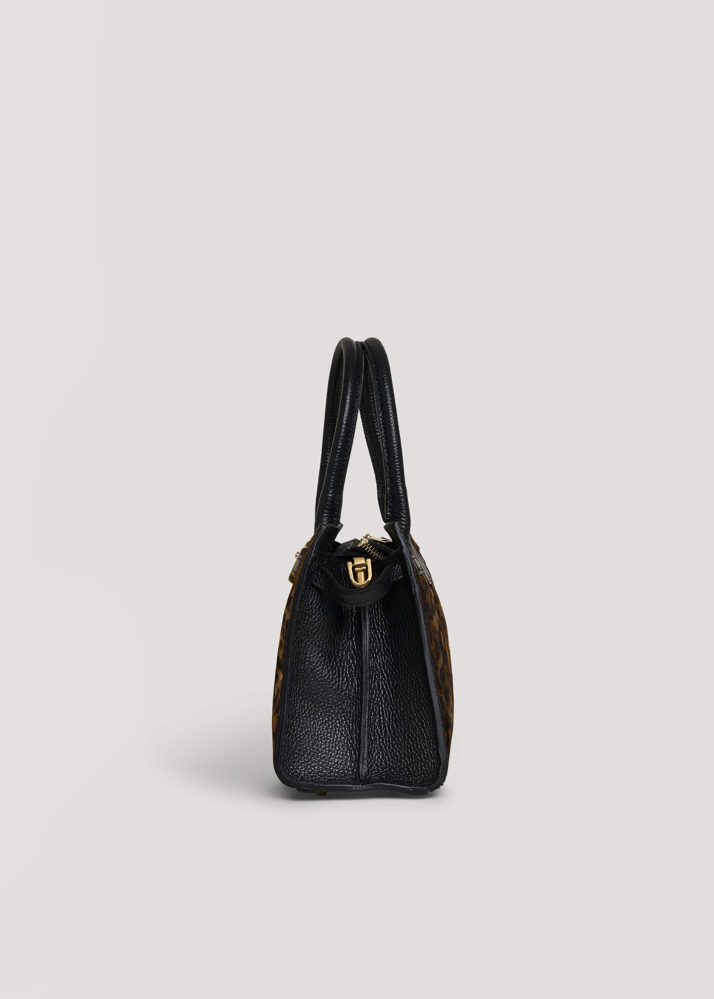 Borsa Grace Limited Edition in Pelle Calf Hair Leopardata - Voemièn
