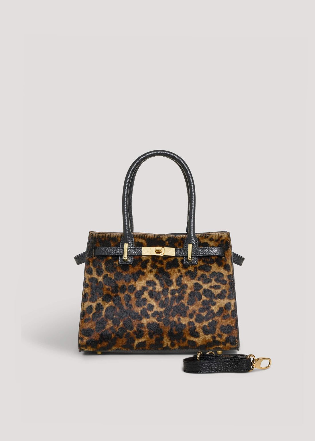 Borsa Grace Limited Edition in Pelle Calf Hair Leopardata - Voemièn