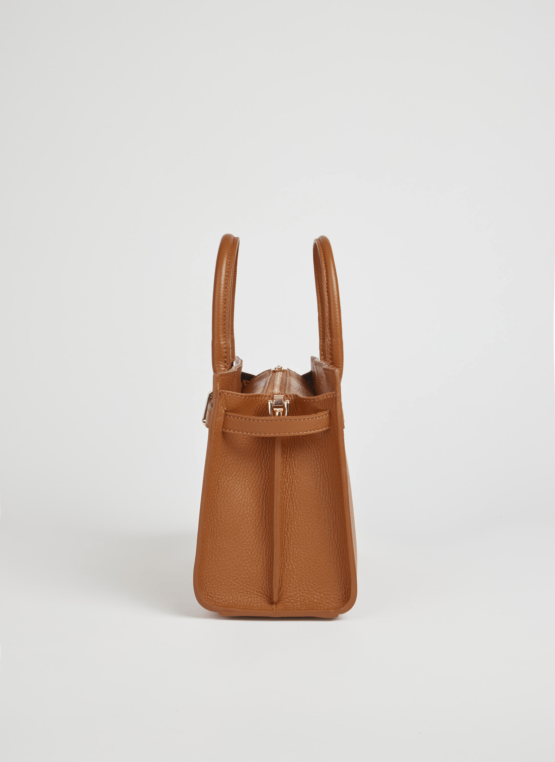 Borsa Grace in pelle Togo Cuoio - Voemièn
