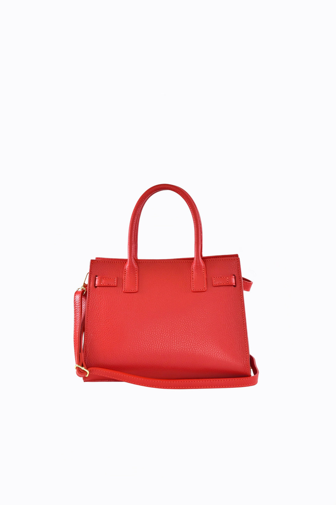 Borsa Grace in pelle Togo Rosso