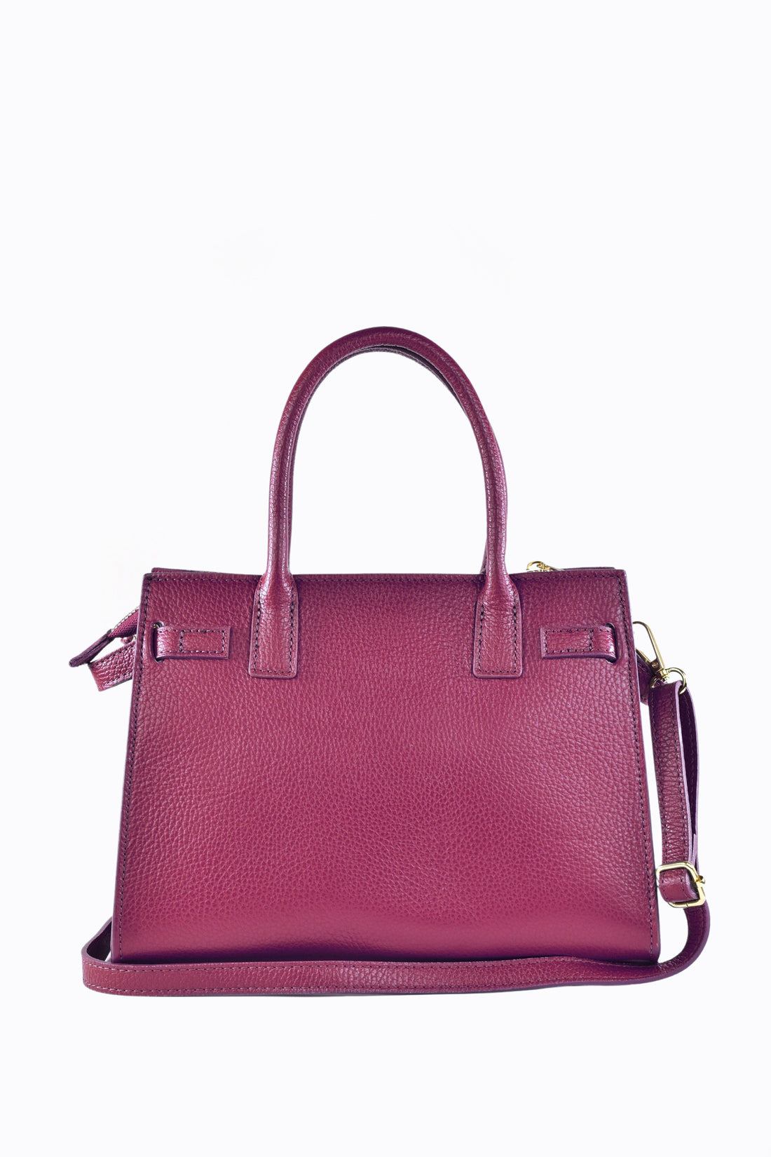 Grace bag in Plum Dollar leather