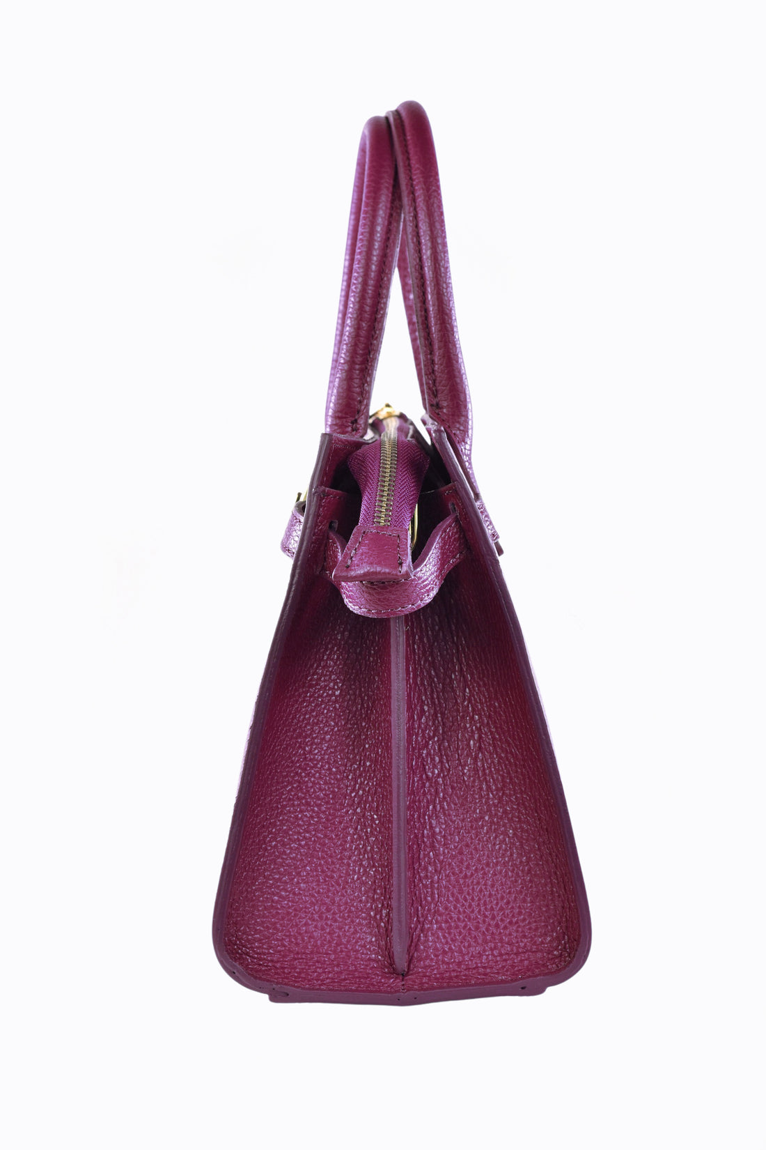 Grace bag in Plum Dollar leather