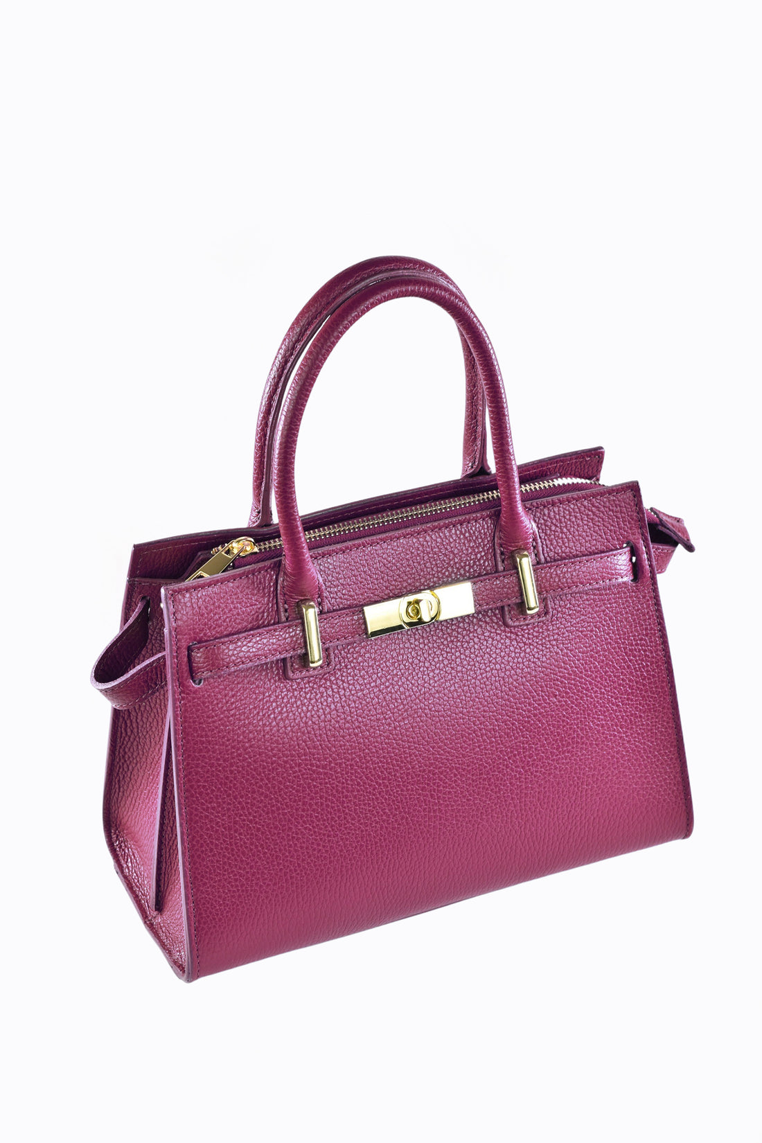 Grace bag in Plum Dollar leather