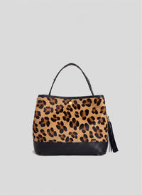Borsa Kendy Limited Edition in Pelle Calf Hair Leopardata