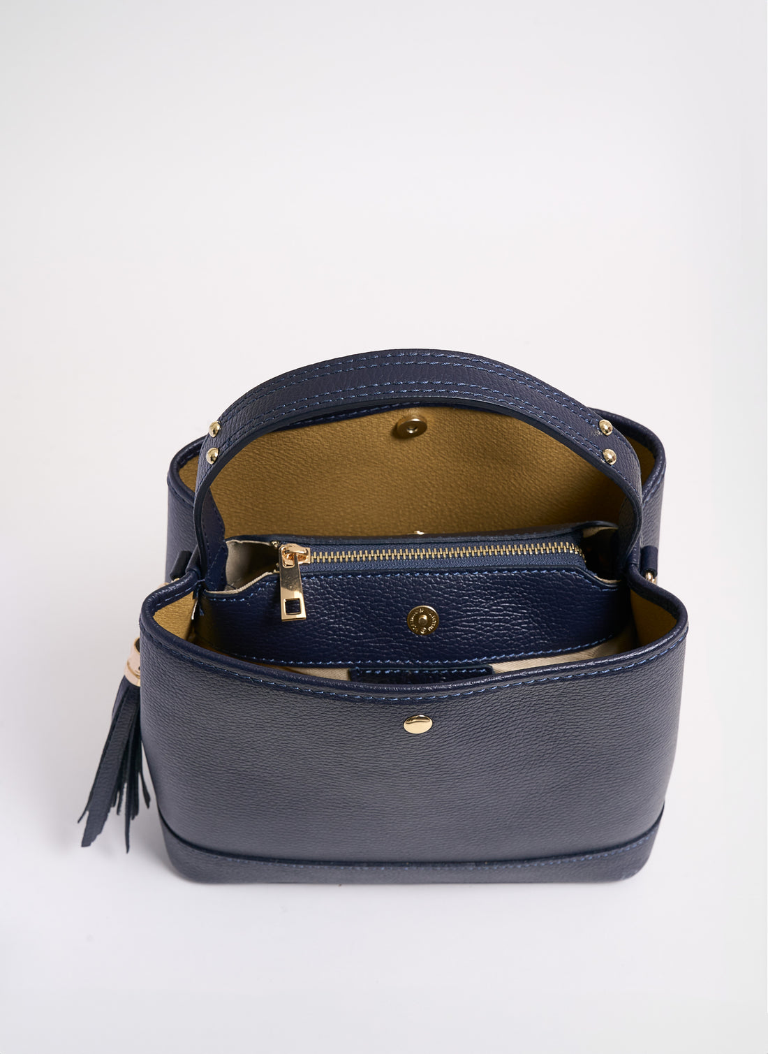 Kendy bag in Light Blue Dollar leather