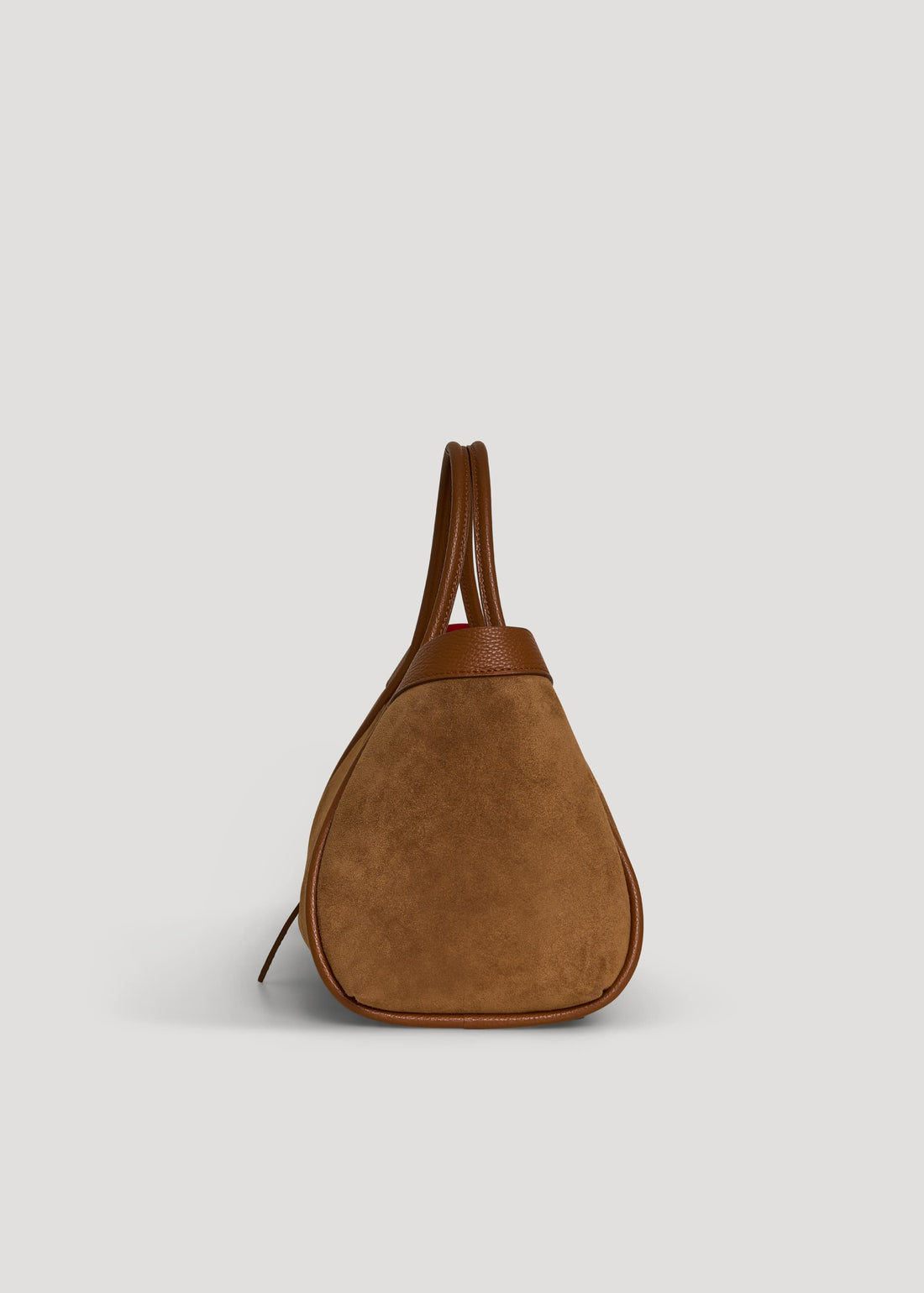 Borsa Mayfair in Camoscio e Pelle Togo Cuoio - Voemièn