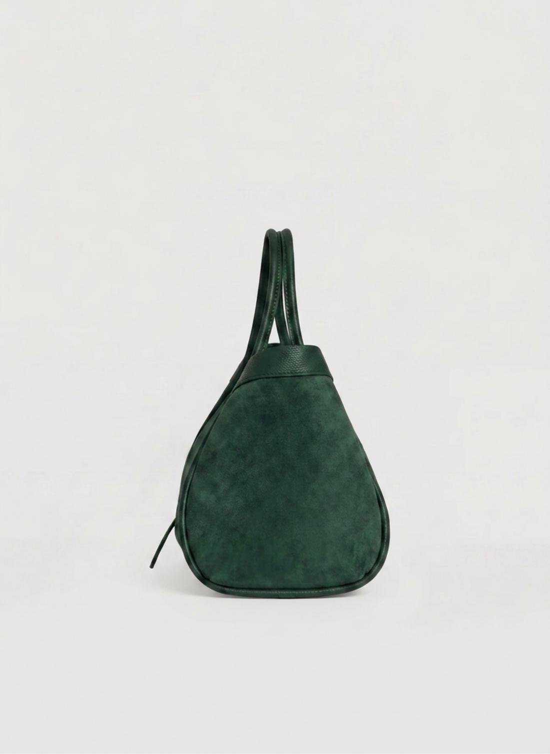 Borsa Mayfair in Camoscio e Pelle Togo Verde Bosco
