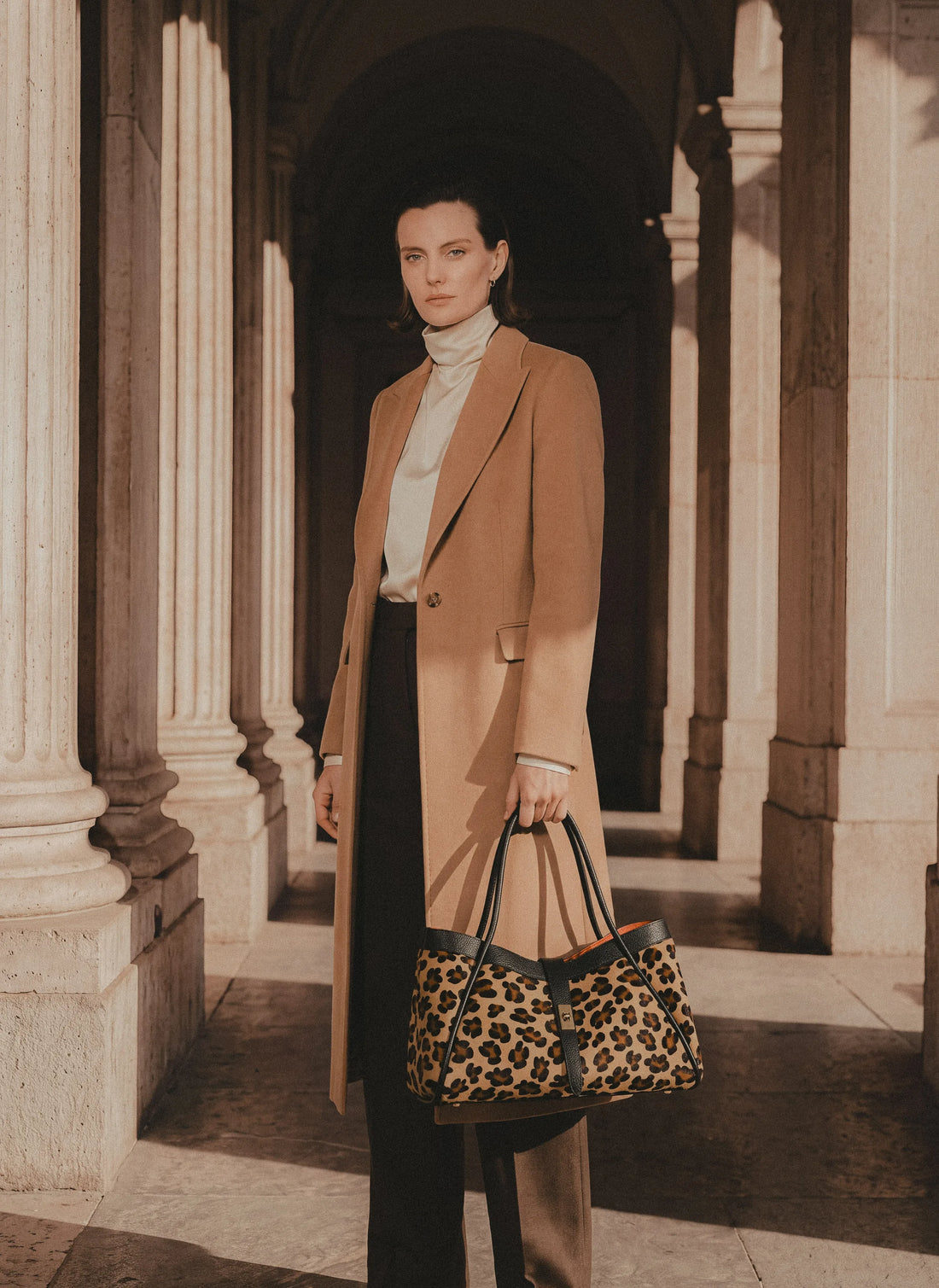 Borsa Mayfair Limited Edition in Pelle Calf Hair Leopardata