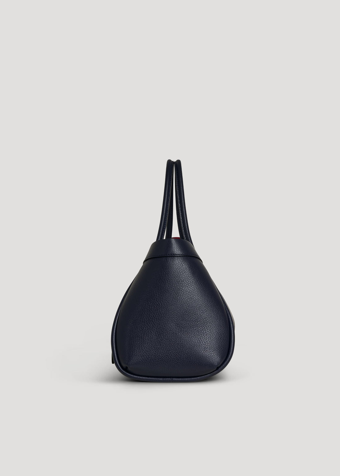 Borsa Mayfair in Pelle Togo Blu Navy - Voemièn