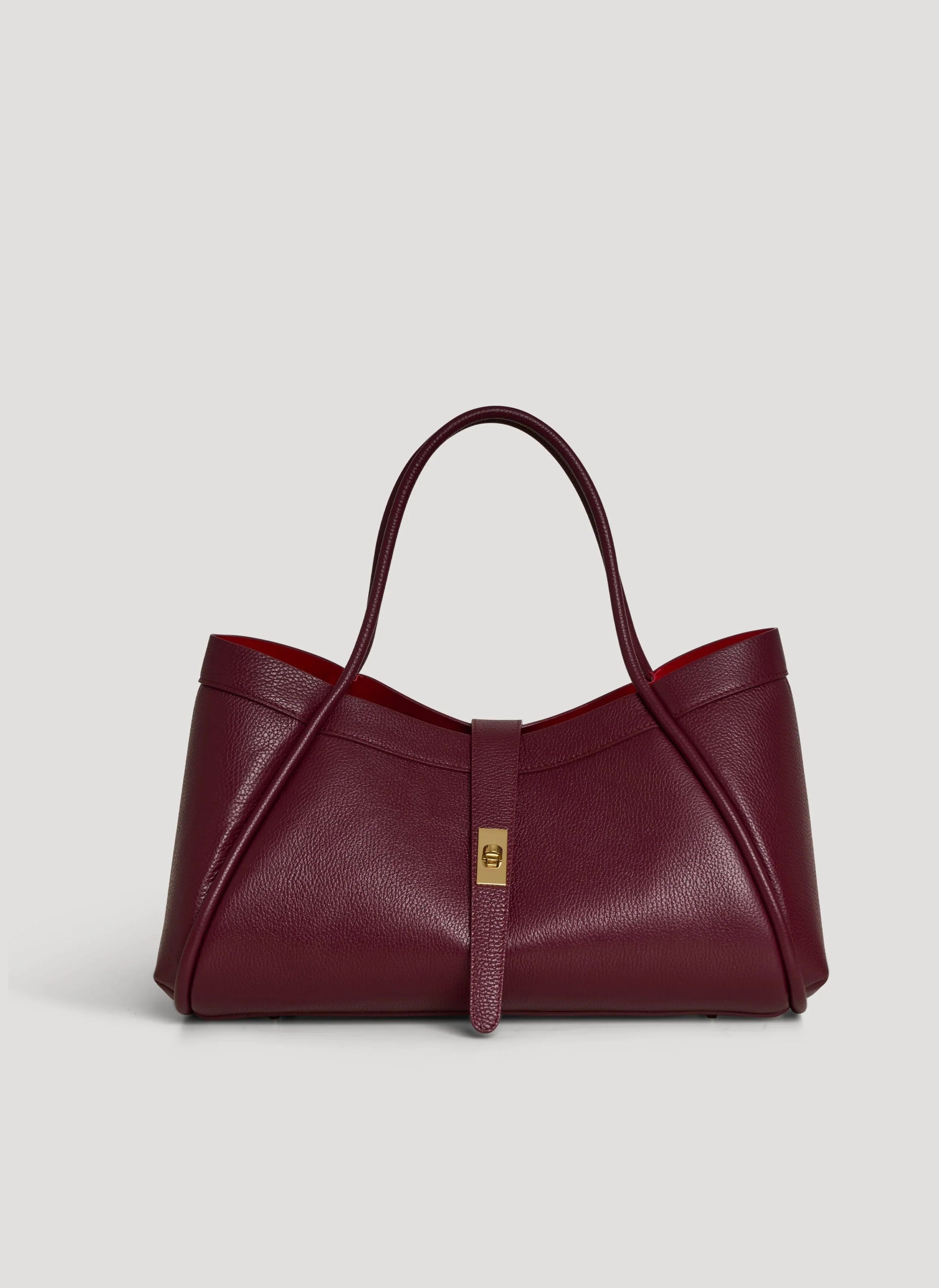 Borsa Mayfair in Pelle Togo Borgogna - Voemièn