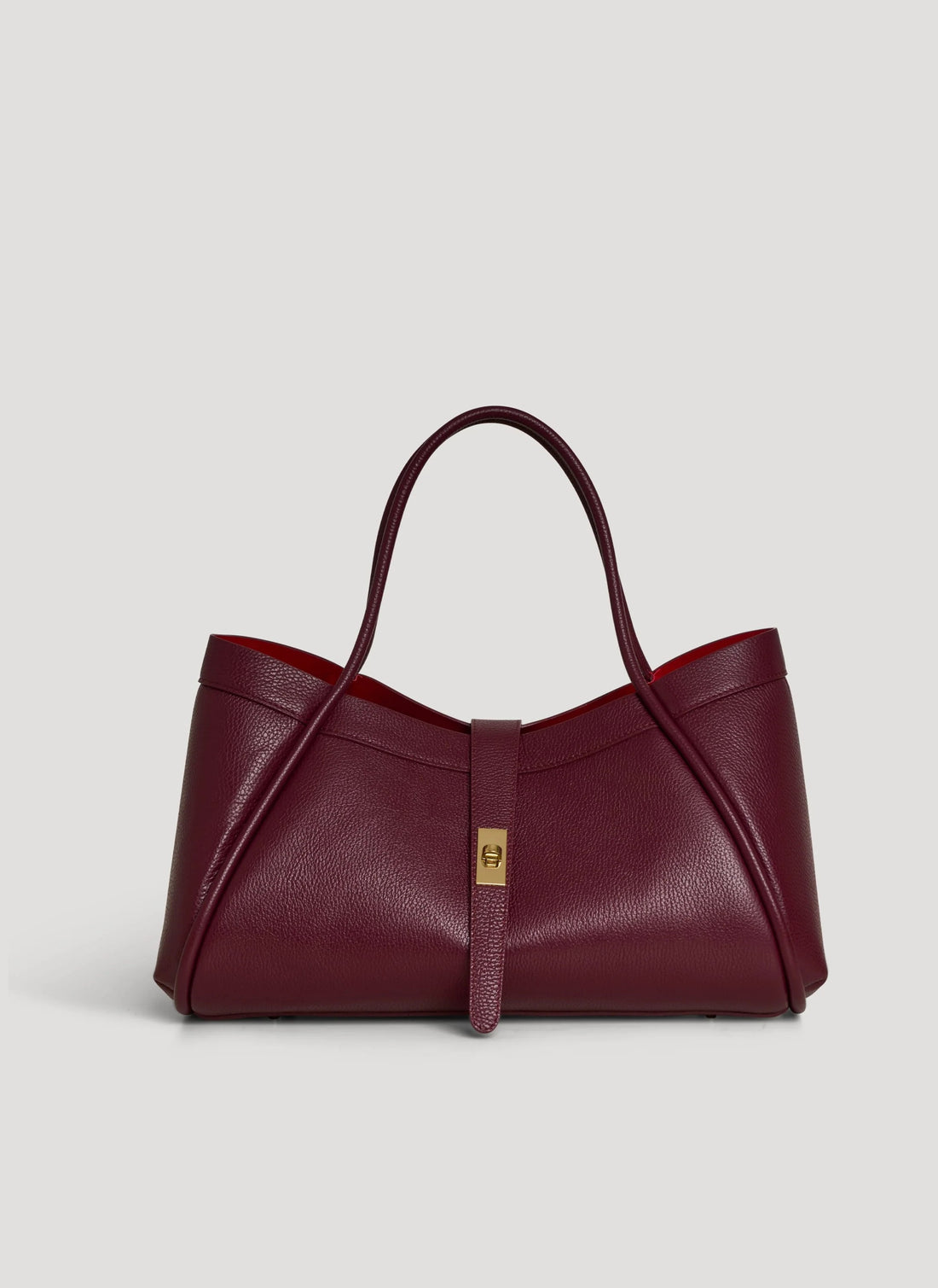 Borsa Mayfair in Pelle Togo Borgogna - Voemièn