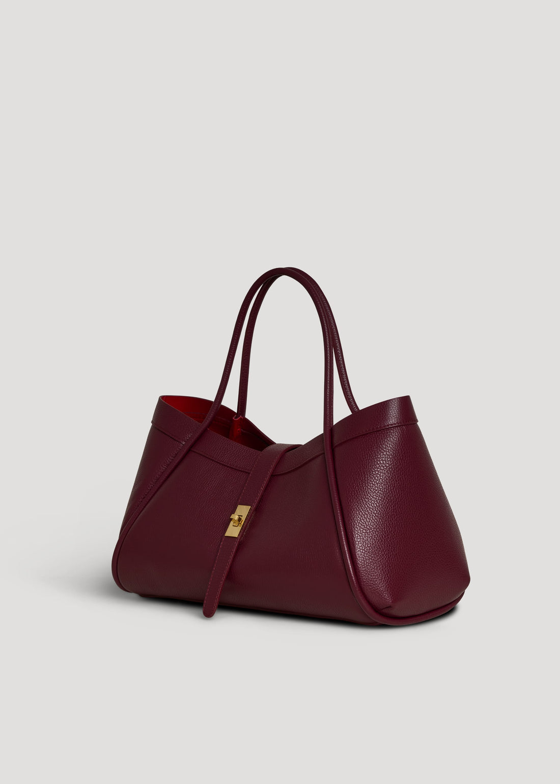 Borsa Mayfair in Pelle Togo Borgogna - Voemièn
