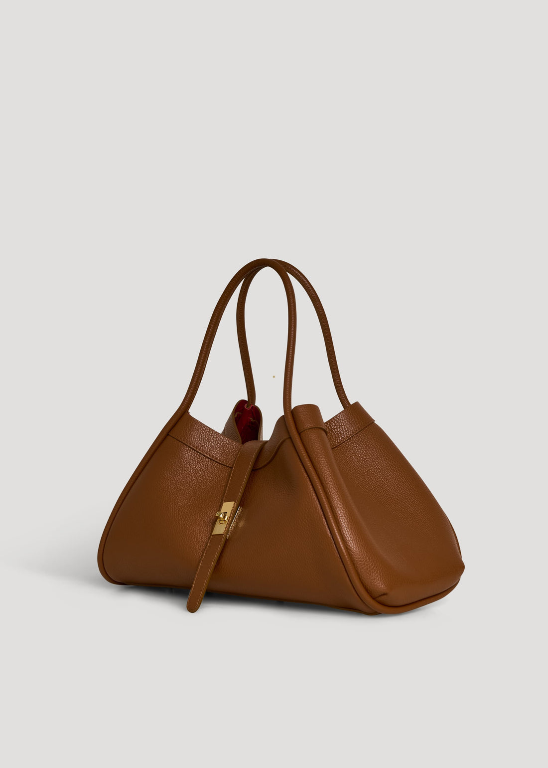 Borsa Mayfair in Pelle Togo Cuoio - Voemièn